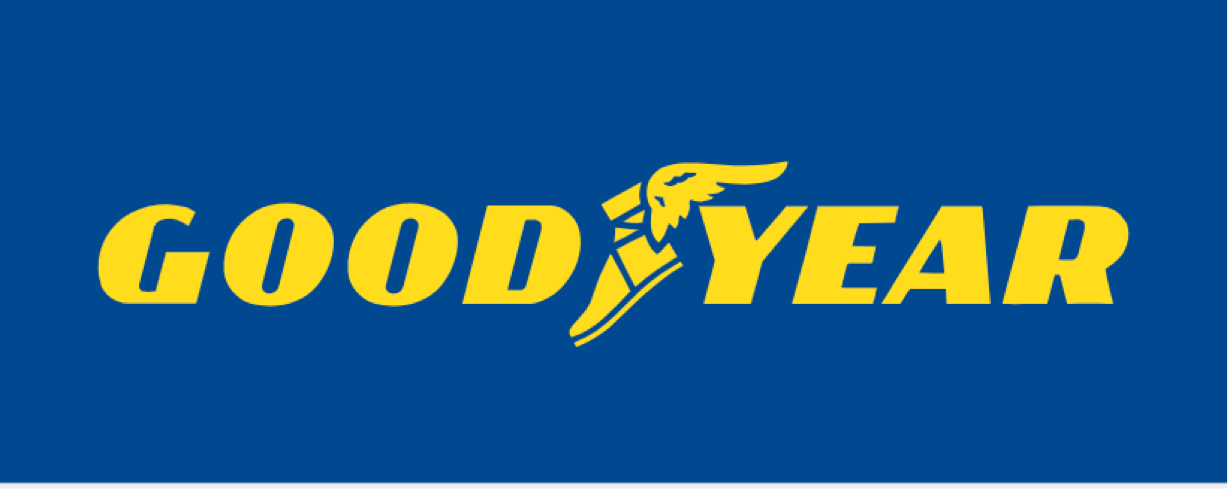 Logo del marchio di pneumatici Goodyear
