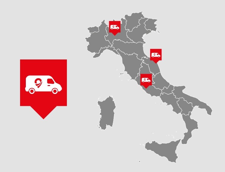 Officina mobile map