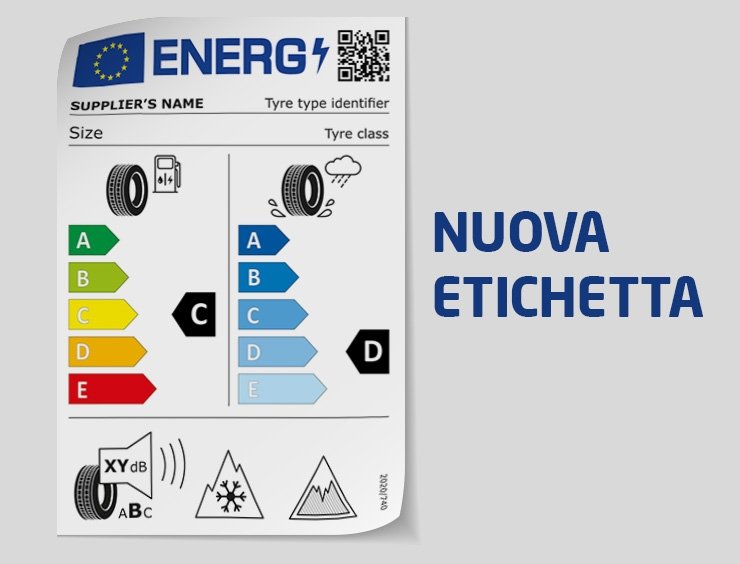 nuova etichetta europea pneumatici