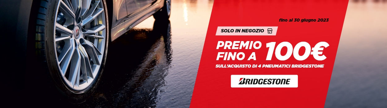 Promozione Pneumatici Bridgestone Vettura