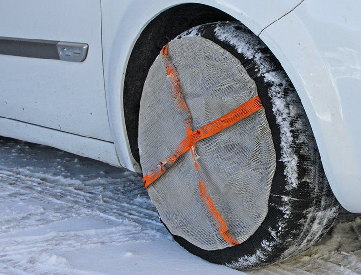 calze da neve applicate