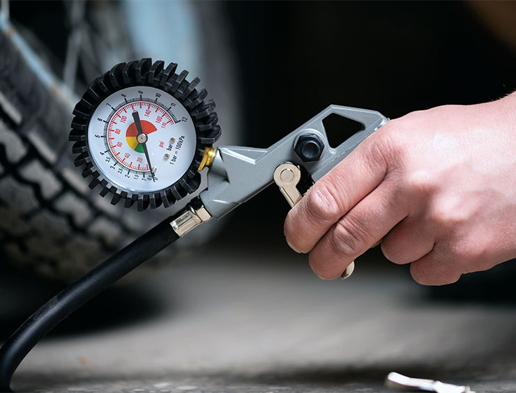 Pressione delle gomme moto