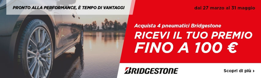 Promozione Pneumatici Bridgestone Vettura​