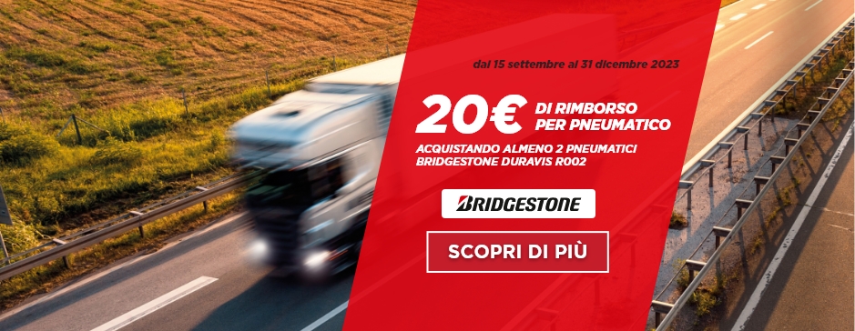 Promozione Pneumatici Bridgestone Duravis R002